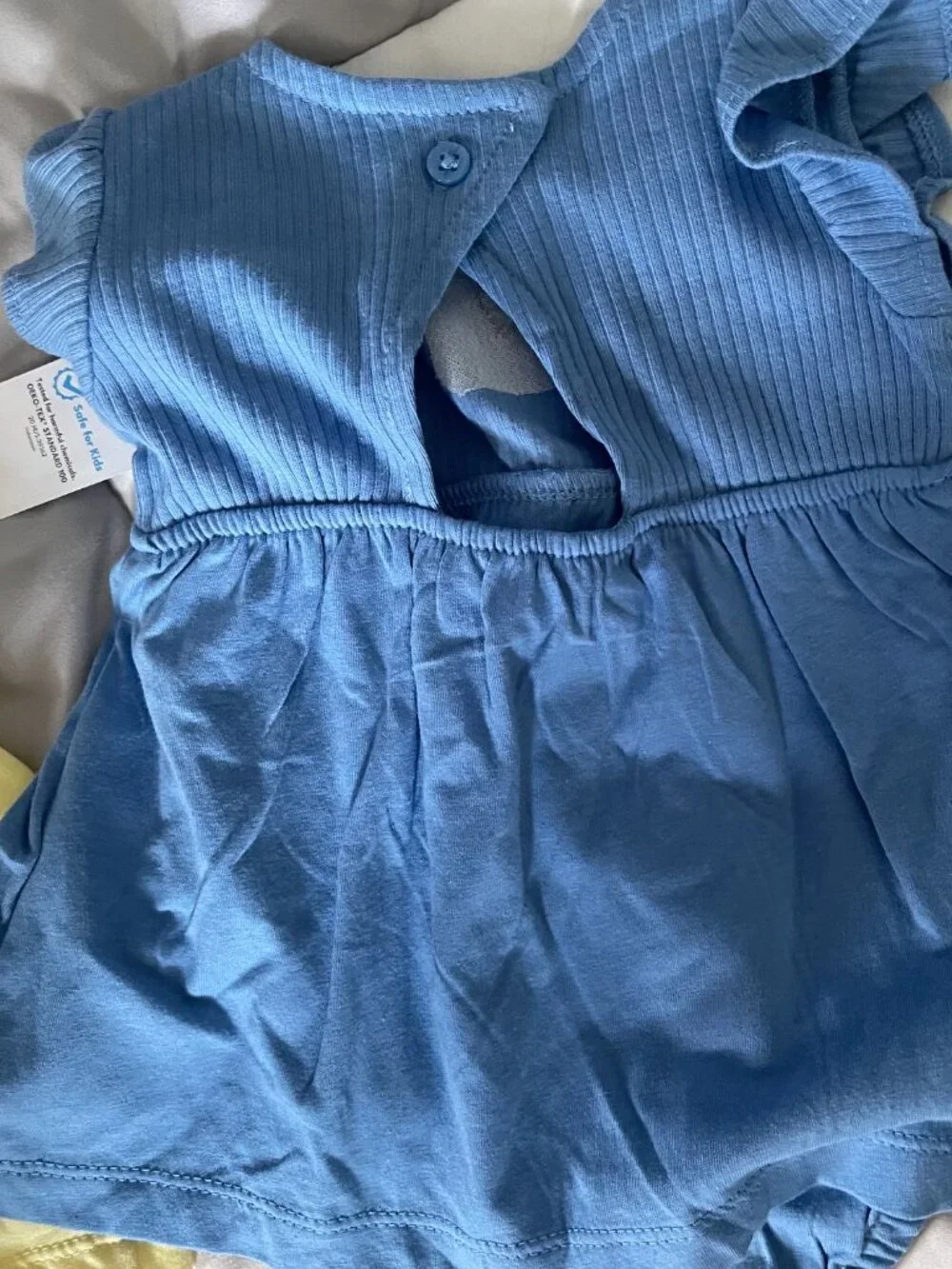 NEW Carters Baby Girl 3M 0-3 Months Little Sunshine & Seashell Bodysuit Dress